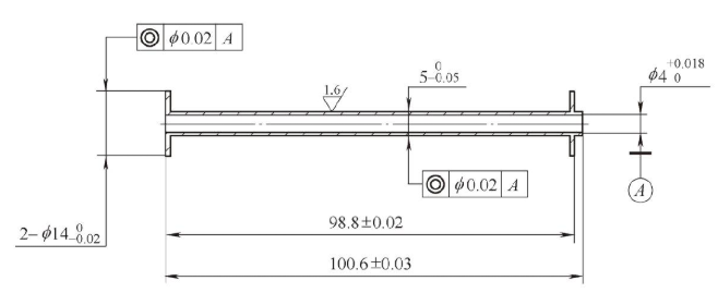 【兆恒机械】用线切割来加工米博体育(中国)有限公司通孔，解决细长轴通孔难加工的问题